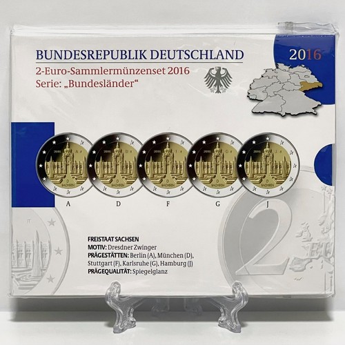 Euro gedenkmünzenset - 5x, 2