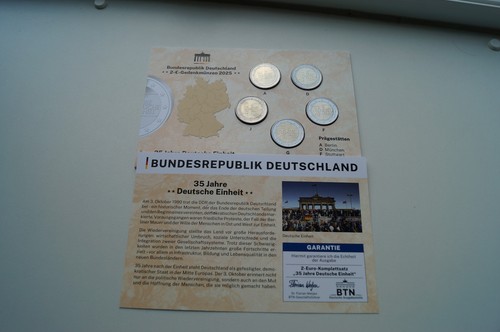 Euro gedenkmünzen satz - euro,
