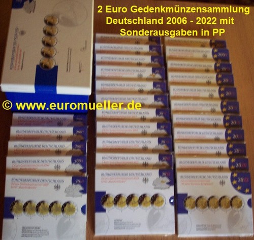 27x euro gedenkmünzensets - 2,