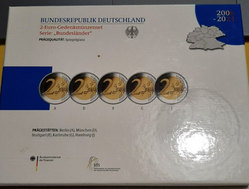 Euro gedenkmünzenset - euro,