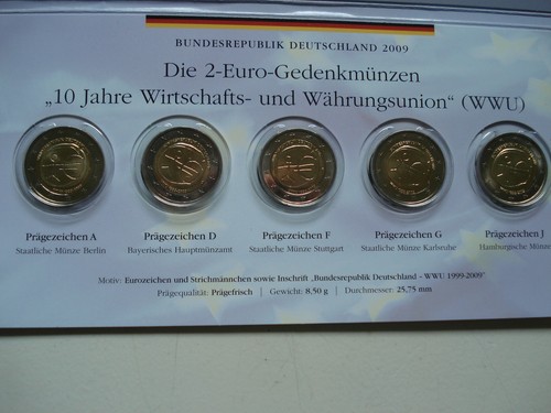 Euro gedenkmünzen 10 - 2-euro,