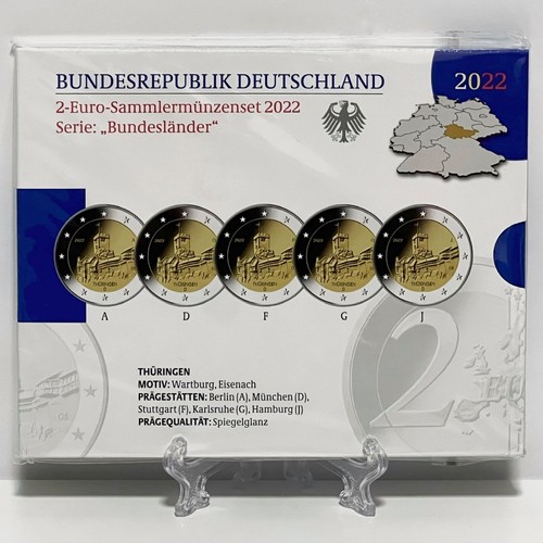 Euro gedenkmünzenset - 2, euro,