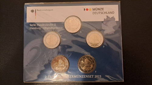 Euro gedenkmünzenset - 2,