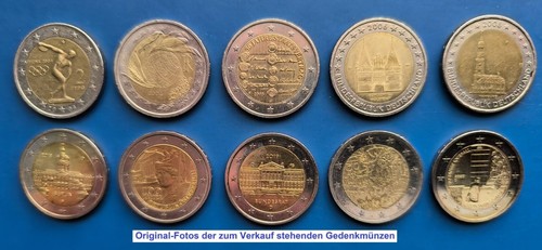Euro gedenkmünzen - 2,