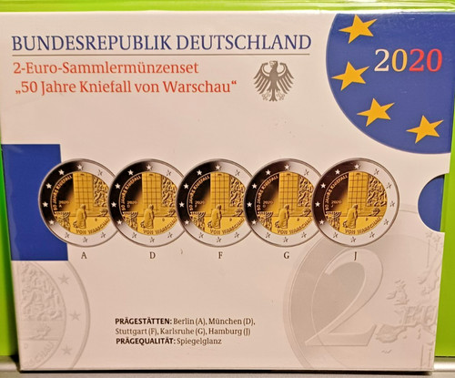 Euro gedenkmünzenset 2020 - 2-euro-gedenkmünzenset,