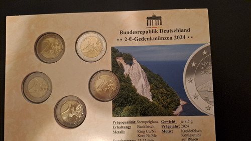 Euro gedenkmünzenset - euro,