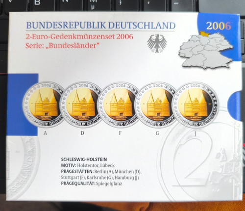 Euro gedenkmünzenset 2006 - 2-euro-gedenkmünzenset,