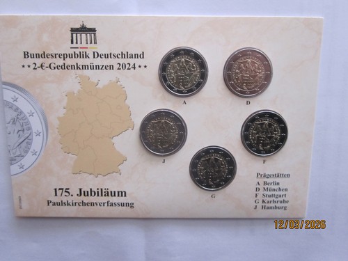 Euro deutschland 2024 set - deutschland,