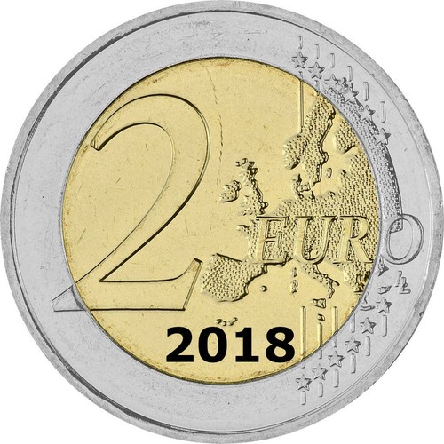 Euro gedenkmünze 2018 bfr - euro,