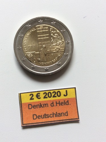 Euro brd gedenkmünze 2020 - euro,