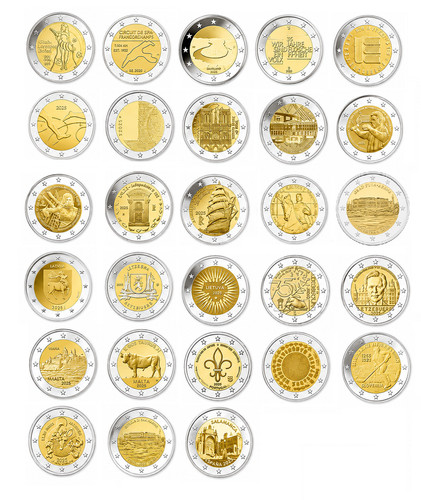 Euro gedenkmünzen - gedenkmünzen, /