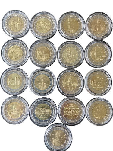 Euro gedenkmünzen set - 2,