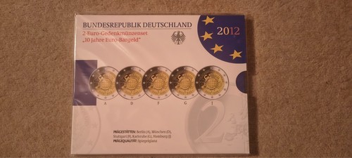 Euro gedenkmünzenset 2012 - euro,