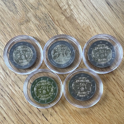 Euro gedenkmünze - 5x,