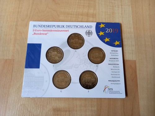 Brd euro gedenkmünzen - brd, 5x