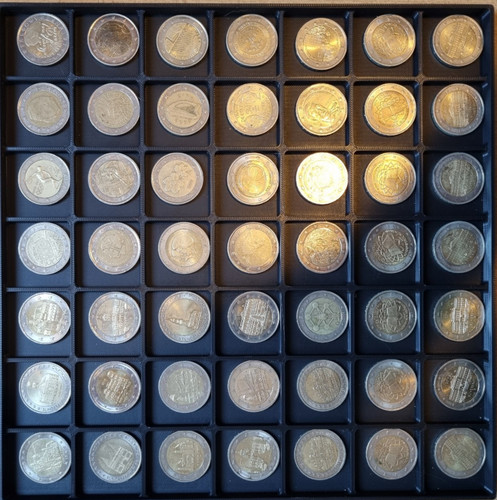49x euro münzen konvolut - münzen,