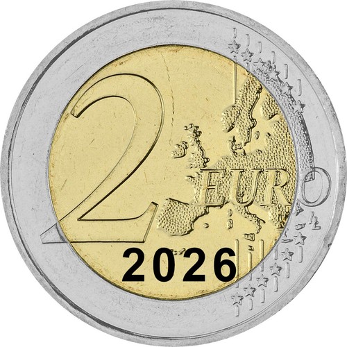 Euro gedenkmünze 2026 - euro,