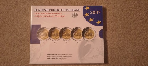 Euro gedenkmünzenset 2007 - 2,
