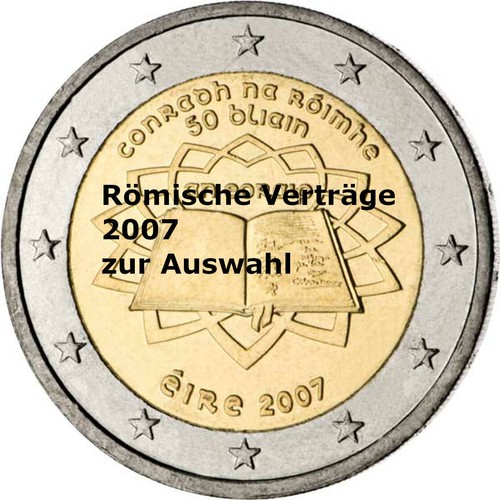 Euro gedenkmünze 2007 bfr - gedenkmünze,