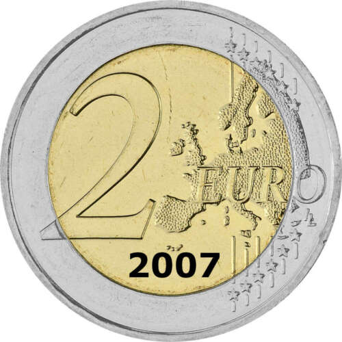 Euro gedenkmünze 2007 bfr - euro,