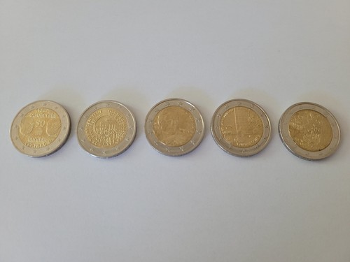 Euro münzen - 5x, 2