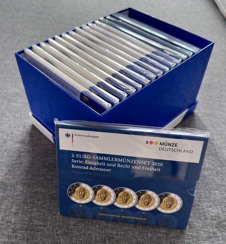 Euro brd gedenkmünzensets - euro,
