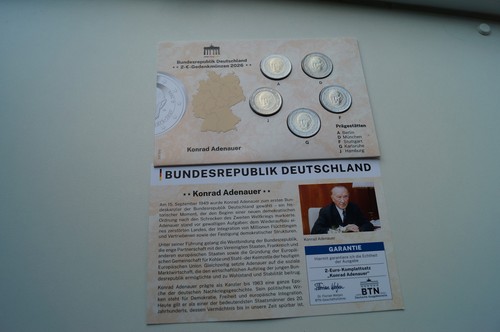 Euro gedenkmünzen satz - 2,