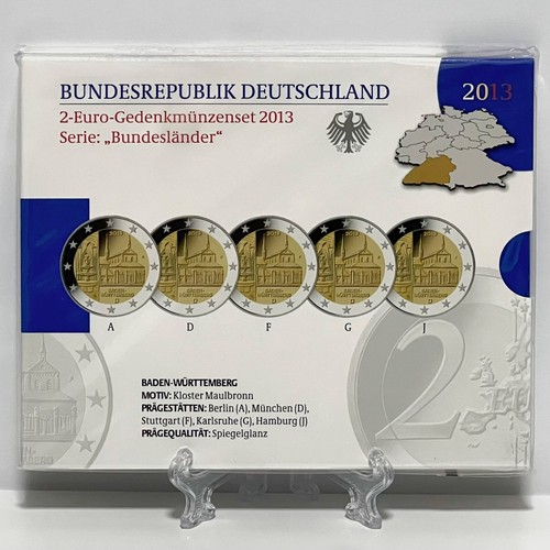 Euro gedenkmünzenset - 5x, 2