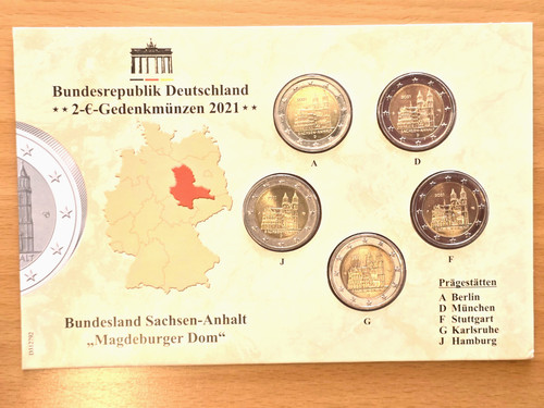 Euro gedenkmünzen 2021 - 2,