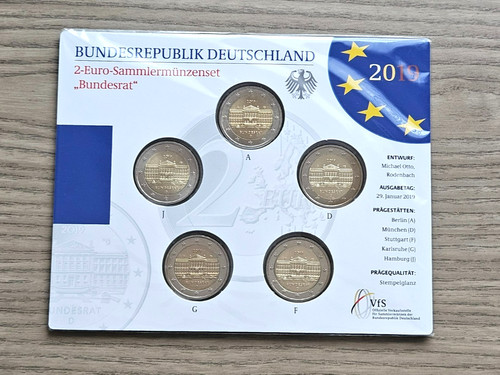 Euro brd gedenkmünzen set - euro, gedenkmünzen-set